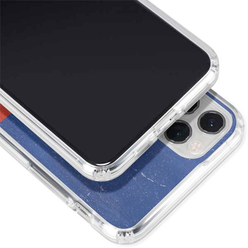 Haiti Flag Distressed iPhone 11 Pro Clear Case